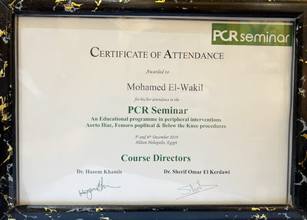 اشطر دكتور أوعية دموية بطنطا | دكتور محمد الوكيل PCR Seminar dr mohamed